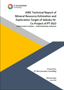 JORC - Resources Statement of PT Sebuku Iron Lateric Ores